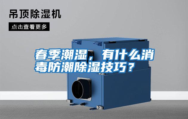 春季潮濕，有什么消毒防潮除濕技巧？