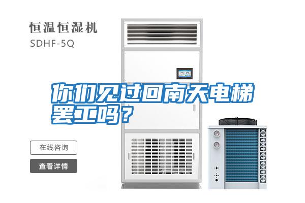 你們見(jiàn)過(guò)回南天電梯罷工嗎？