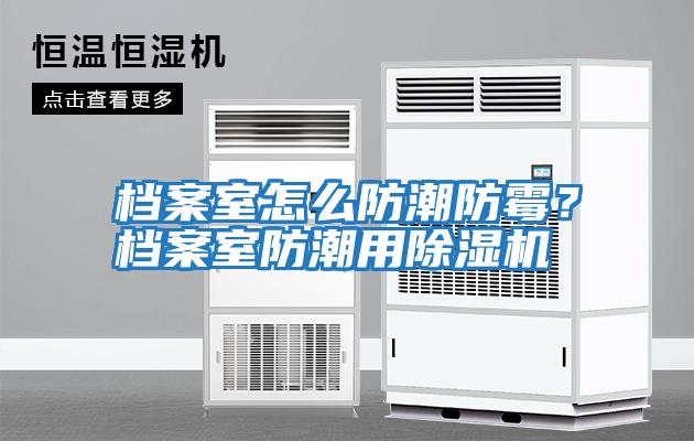 檔案室怎么防潮防霉？檔案室防潮用除濕機