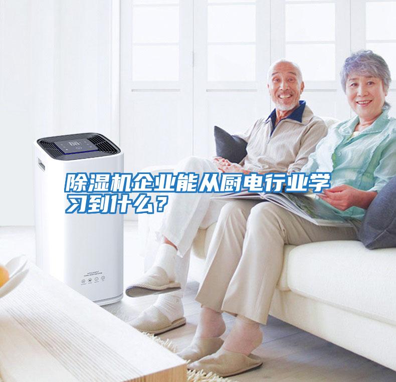 除濕機企業(yè)能從廚電行業(yè)學(xué)習(xí)到什么？