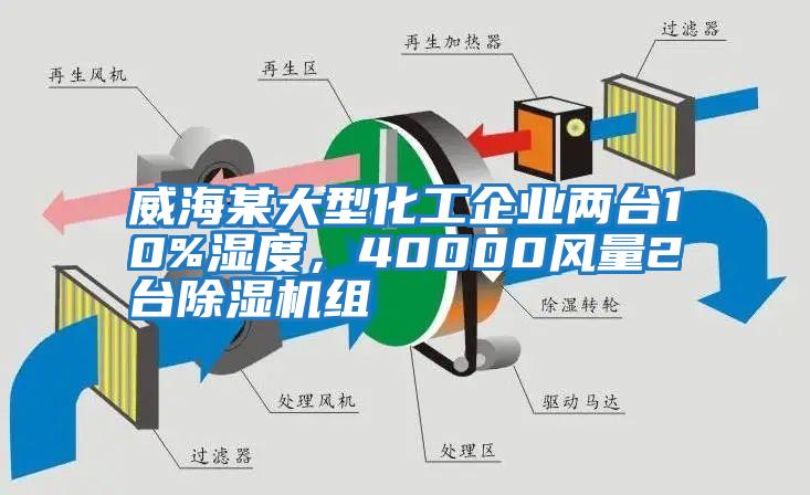 威海某大型化工企業(yè)兩臺10%濕度，40000風(fēng)量2臺除濕機(jī)組