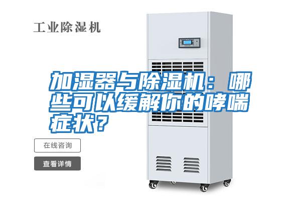 加濕器與除濕機：哪些可以緩解你的哮喘癥狀？