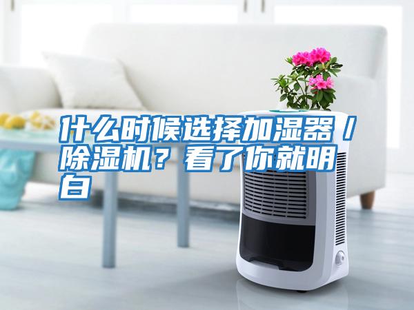 什么時候選擇加濕器／除濕機(jī)？看了你就明白