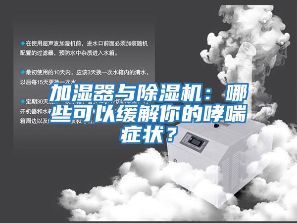 加濕器與除濕機：哪些可以緩解你的哮喘癥狀？