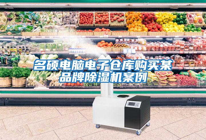 名碩電腦電子倉(cāng)庫(kù)購(gòu)買某品牌除濕機(jī)案例