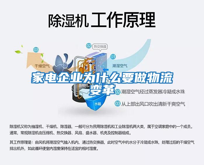 家電企業(yè)為什么要做物流變革