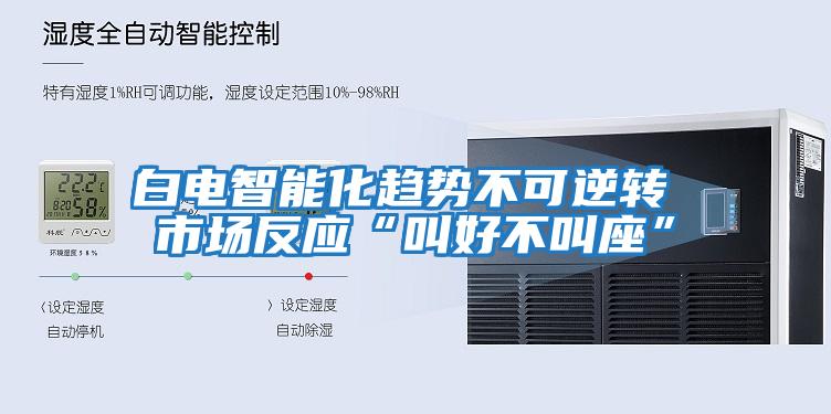 白電智能化趨勢不可逆轉(zhuǎn) 市場反應“叫好不叫座”