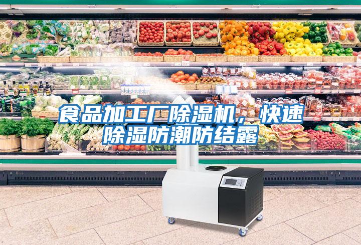 食品加工廠除濕機，快速除濕防潮防結(jié)露