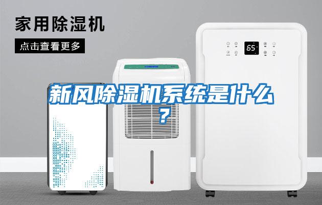 新風除濕機系統(tǒng)是什么？