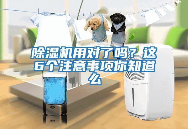 除濕機(jī)用對(duì)了嗎？這6個(gè)注意事項(xiàng)你知道么