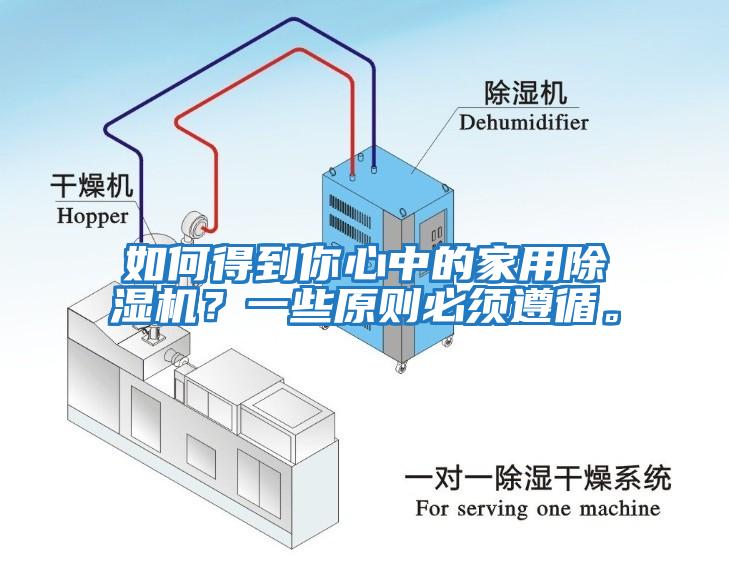 如何得到你心中的家用除濕機？一些原則必須遵循。