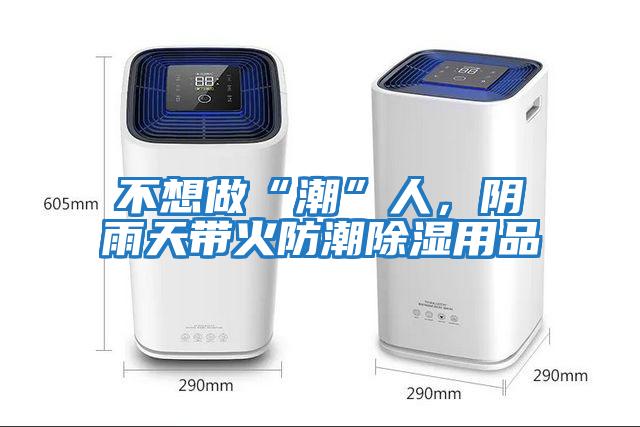 不想做“潮”人，陰雨天帶火防潮除濕用品