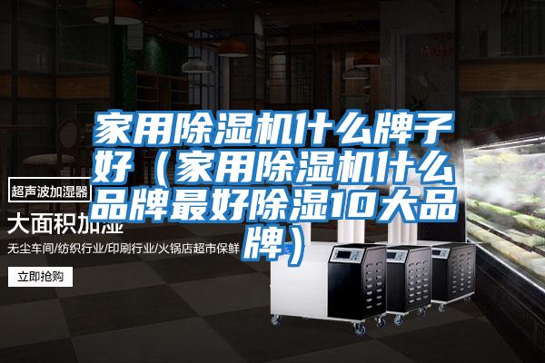 家用除濕機什么牌子好（家用除濕機什么品牌最好除濕10大品牌）