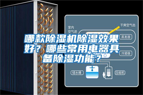 哪款除濕機(jī)除濕效果好？哪些常用電器具備除濕功能？