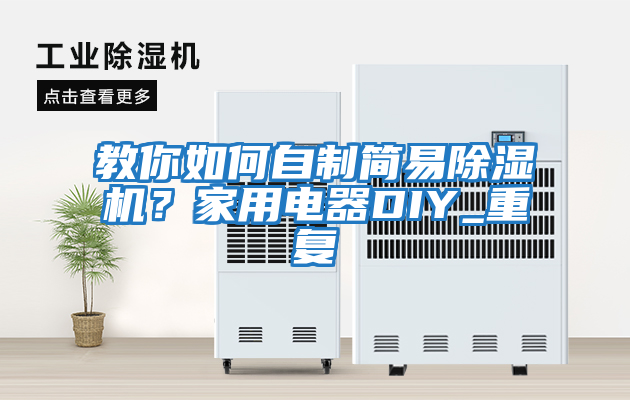 教你如何自制簡易除濕機？家用電器DIY_重復