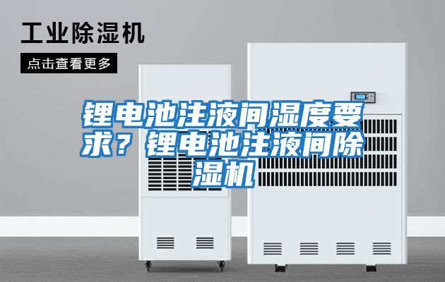 鋰電池注液間濕度要求？鋰電池注液間除濕機(jī)