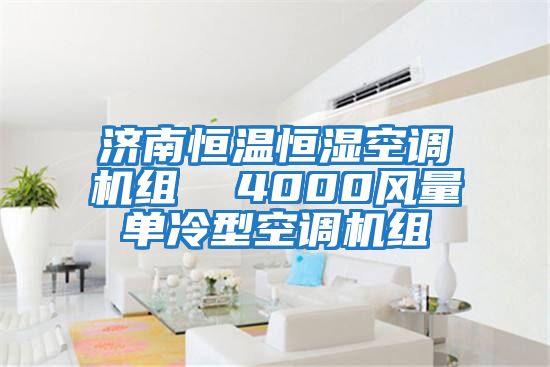 濟(jì)南恒溫恒濕空調(diào)機(jī)組  4000風(fēng)量單冷型空調(diào)機(jī)組