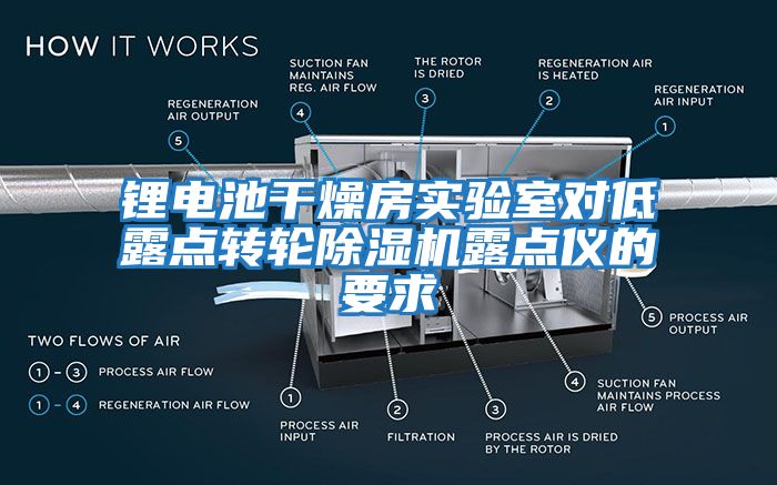 鋰電池干燥房實驗室對低露點轉(zhuǎn)輪除濕機露點儀的要求