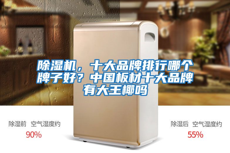 除濕機，十大品牌排行哪個牌子好？中國板材十大品牌有大王椰嗎