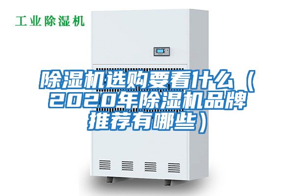 除濕機(jī)選購(gòu)要看什么（2020年除濕機(jī)品牌推薦有哪些）